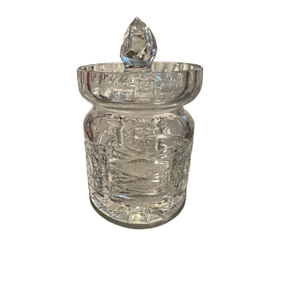 Vintage Waterford Cut Crystal Jam Jar